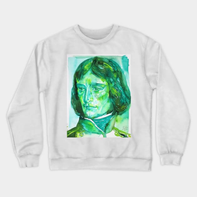 NAPOLEON - watercolor portrait.2 Crewneck Sweatshirt by lautir